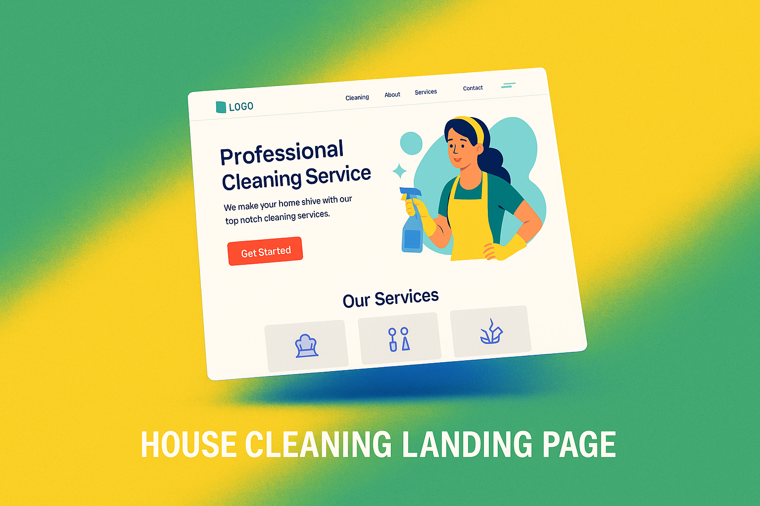 Landing Page Cleaning